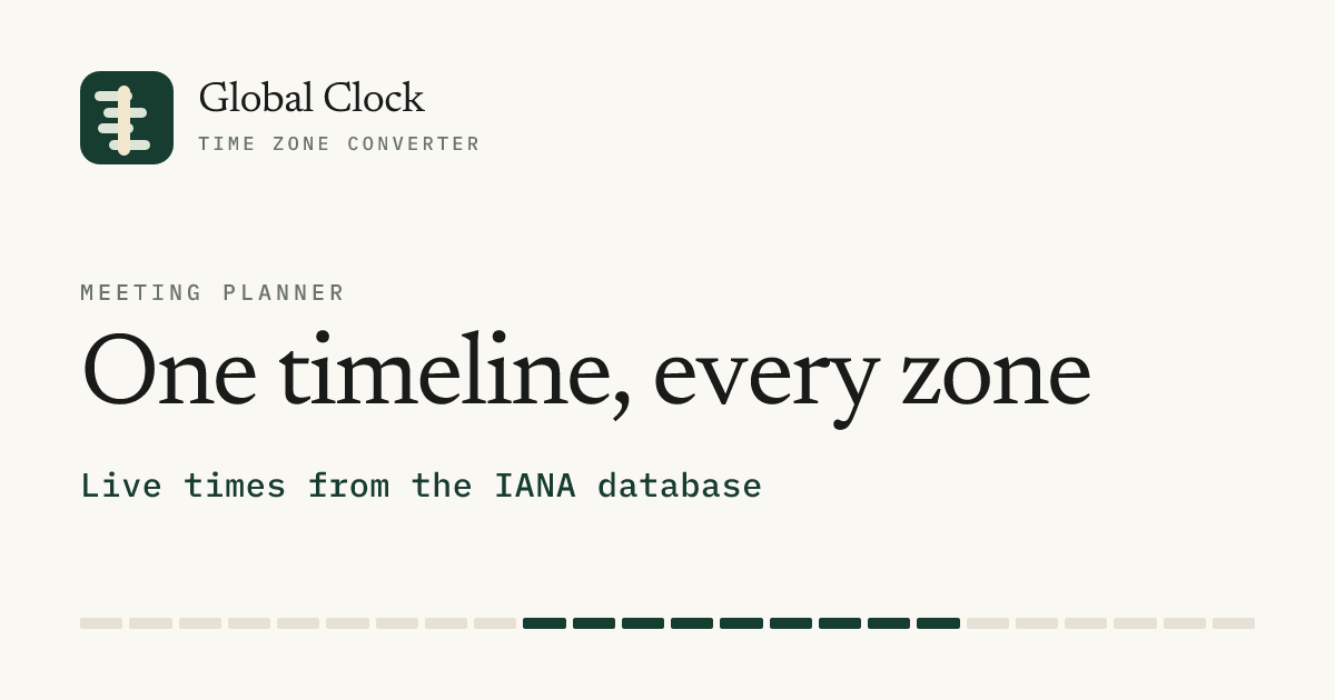 Live Countdown Timer — Global Clock